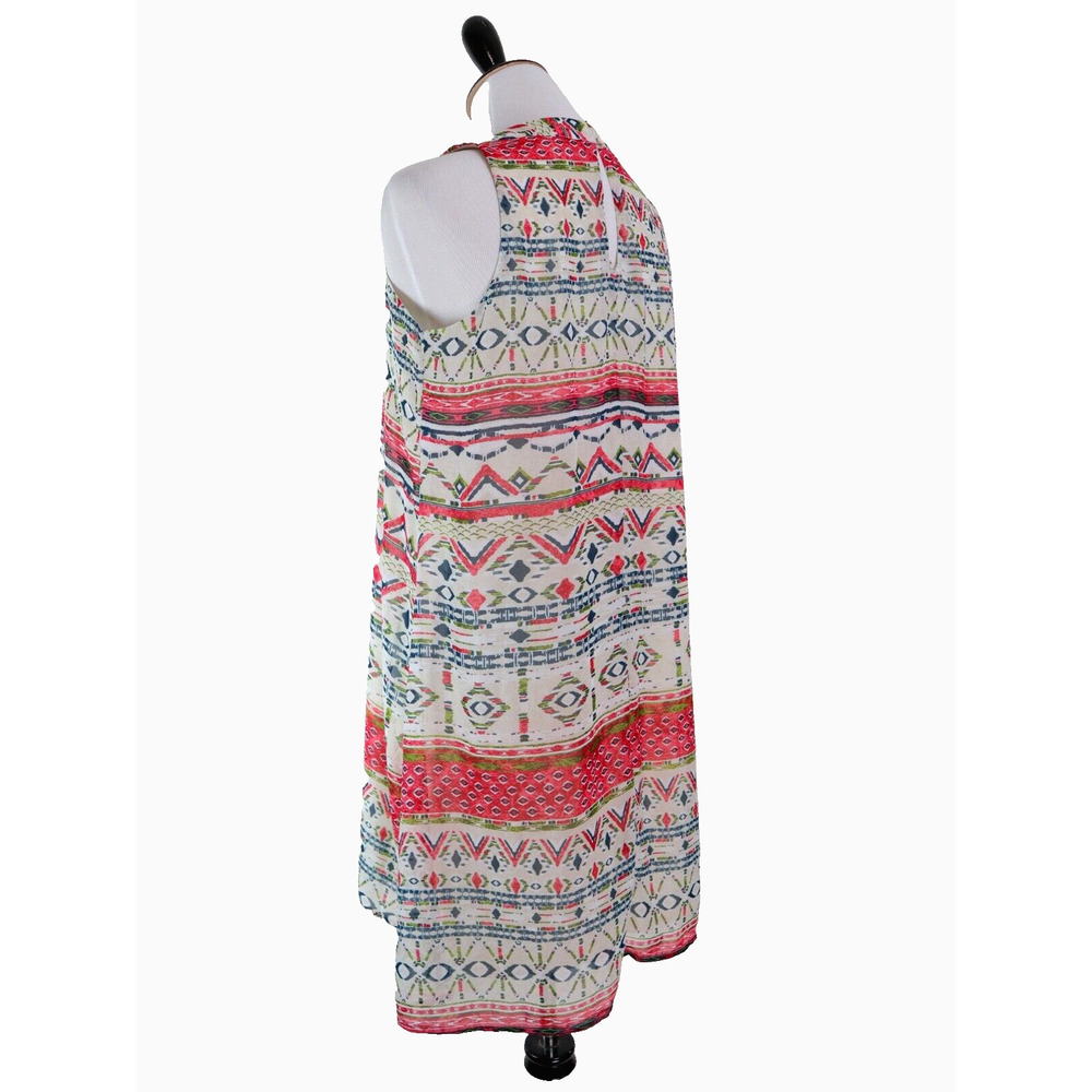 Cloth & People Size M Geometric Print A-Line Dress Multicolor - Picture 3 of 9
